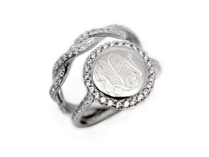 Sara Ring - Allyanna GiftsMONOGRAM + ENGRAVING