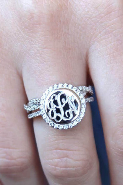 Sara Ring - Allyanna GiftsMONOGRAM + ENGRAVING