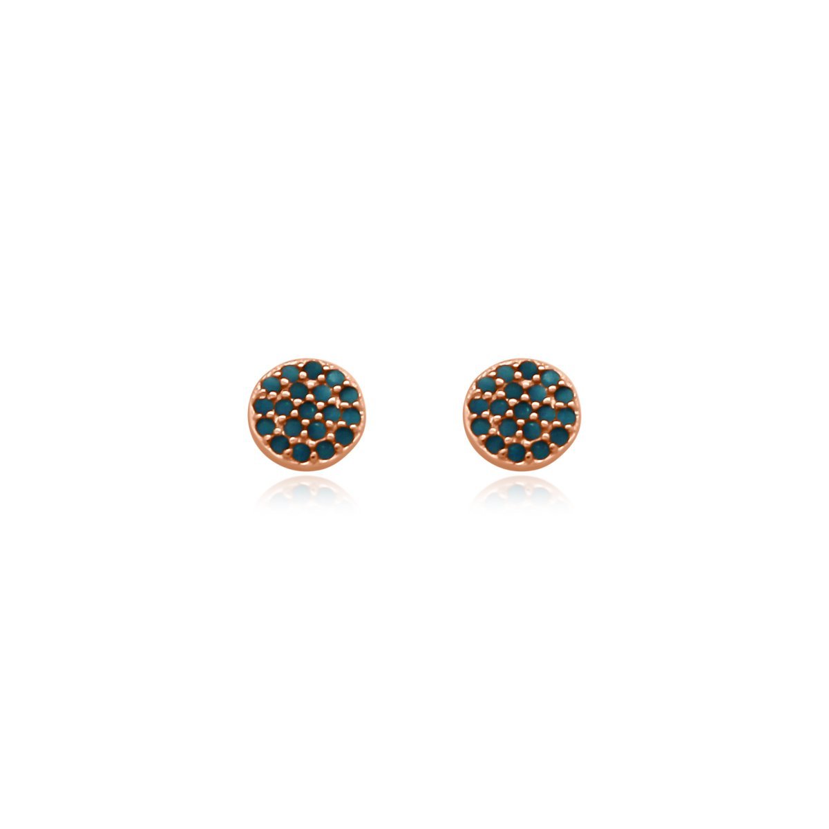 Small Blue Gemstone Studs - Allyanna Gifts
