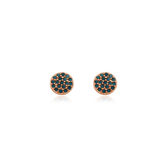 Small Blue Gemstone Studs - Allyanna Gifts