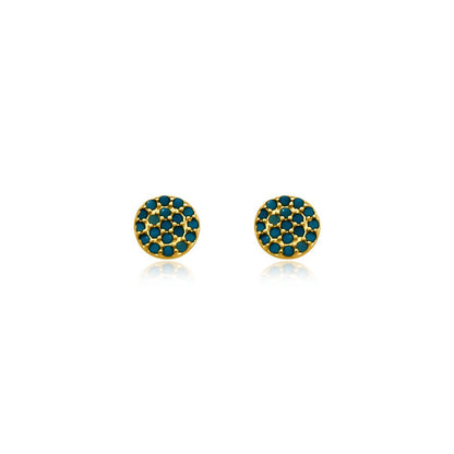 Small Blue Gemstone Studs - Allyanna Gifts