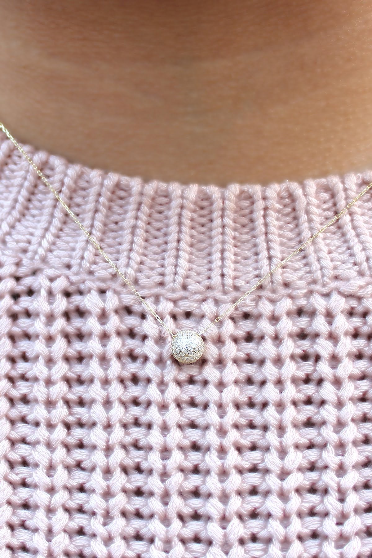 Sparkly Ball Necklace - Allyanna GiftsNECKLACE