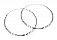 Sterling Silver 1" Hoop Earrings - Allyanna GiftsJEWELRY