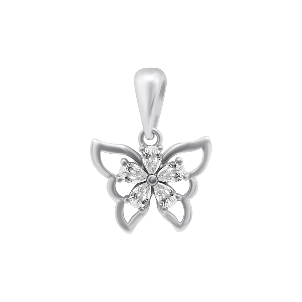 Sterling Silver Butterfly Color Pendant (5 Styles) - Allyanna GiftsPendant