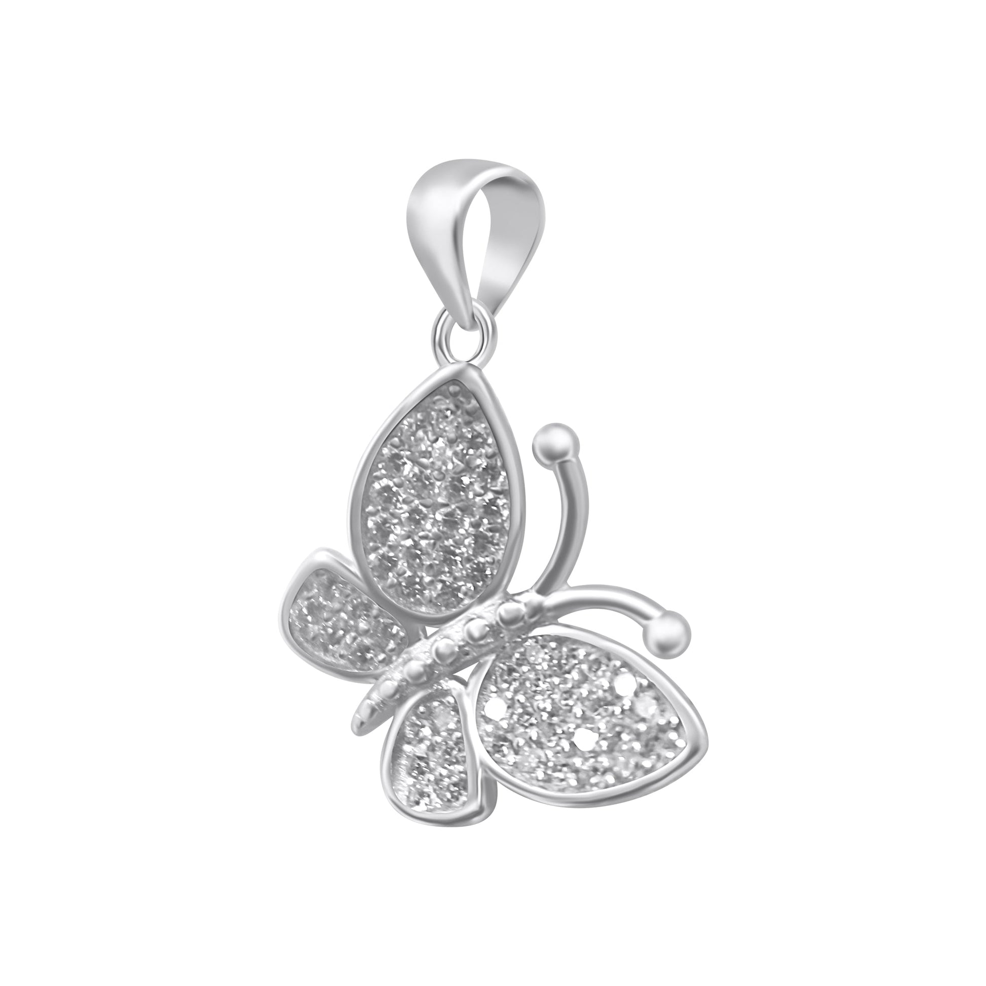 Sterling Silver Butterfly Pendant - Allyanna GiftsPendant