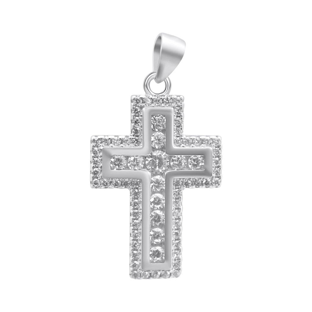 Sterling Silver Cross Pendant - Allyanna GiftsPendant