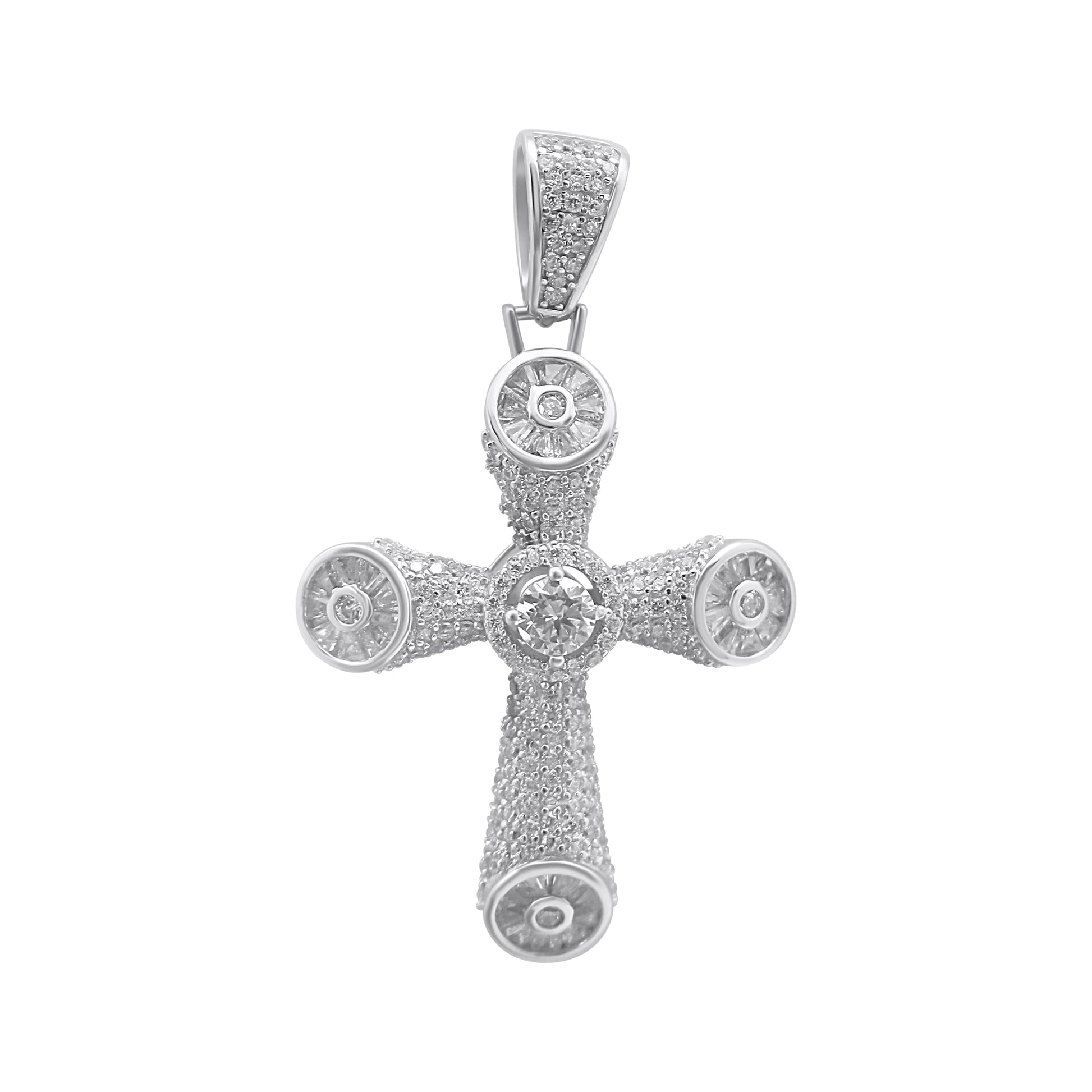 Sterling Silver CZ Cross - Allyanna GiftsPendant