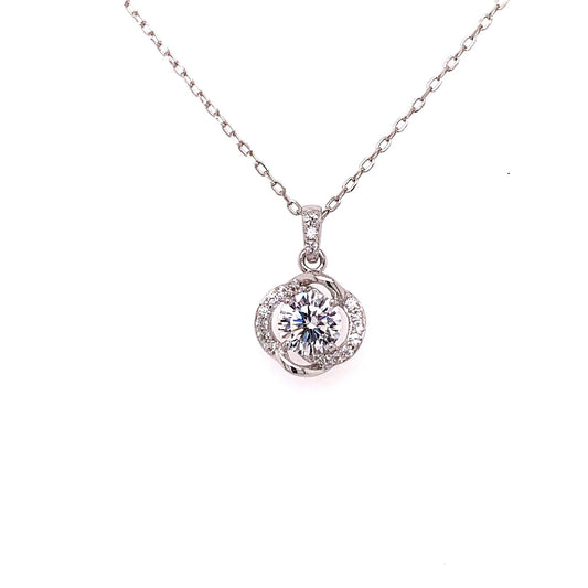 Sterling Silver Daisy Necklace - Allyanna Gifts