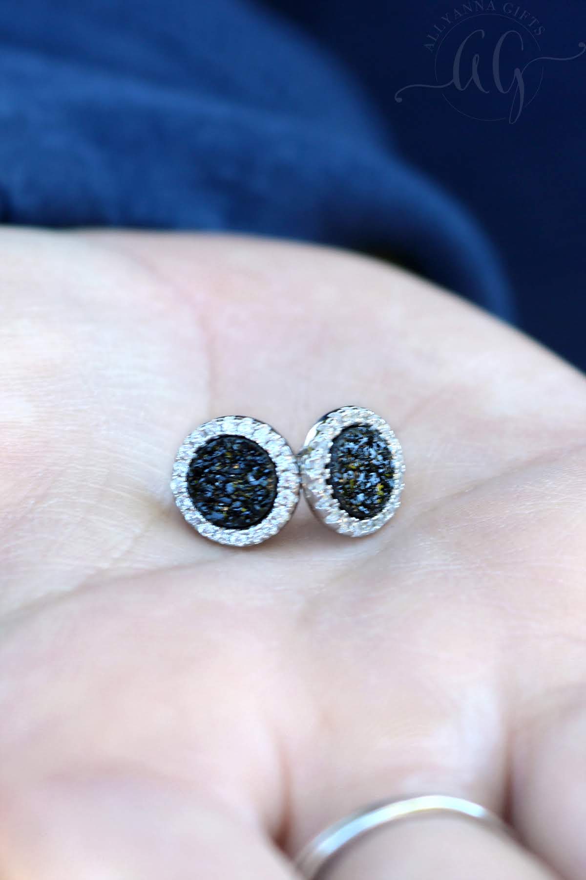 Sterling Silver Druzy Earrings - Allyanna GiftsJEWELRY