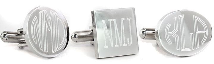Sterling Silver Engravable links - Allyanna Gifts