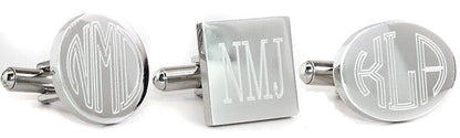 Sterling Silver Engravable links - Allyanna Gifts