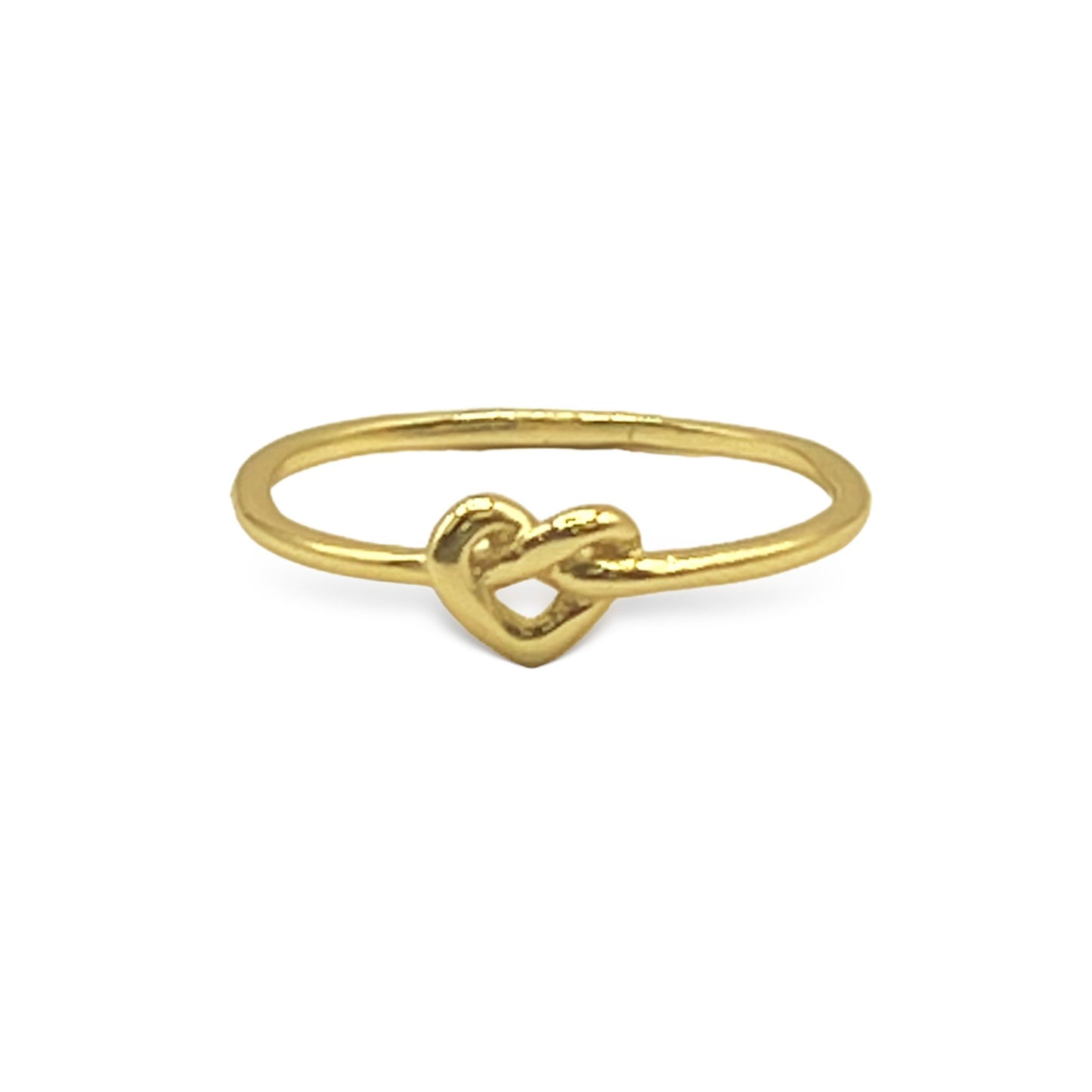 Sterling Silver Heart Knot Ring - Allyanna GiftsRINGS