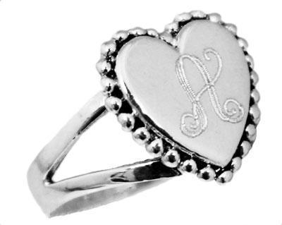 Sterling Silver Heart Ring - Allyanna Gifts