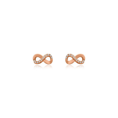 Sterling Silver Infinity Studs - Allyanna GiftsEARRINGS
