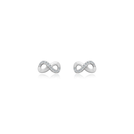 Sterling Silver Infinity Studs - Allyanna GiftsEARRINGS