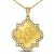 Sterling Silver Monogrammed Quatrefoil CZ Necklace - Allyanna GiftsMONOGRAM + ENGRAVING