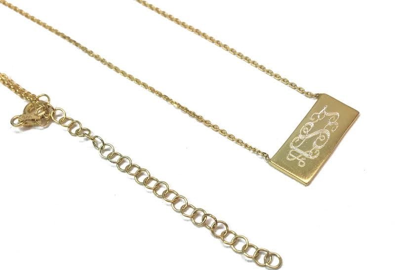 Sterling Silver Small Bar Necklace - Allyanna GiftsJEWELRY