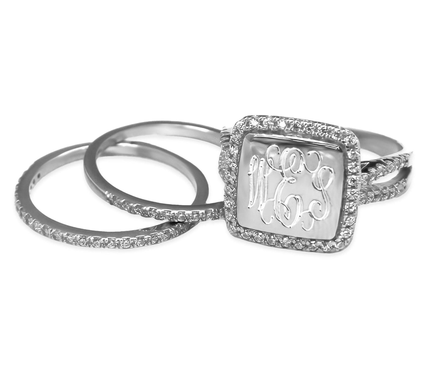 Sterling Silver Stackable Sawyer Ring - Allyanna Gifts