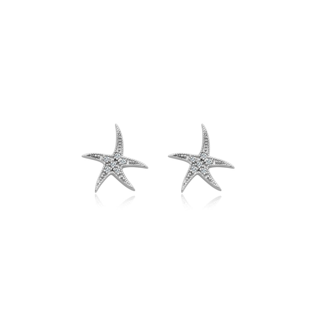 Sterling Silver Starfish Studs - Allyanna GiftsEARRINGS