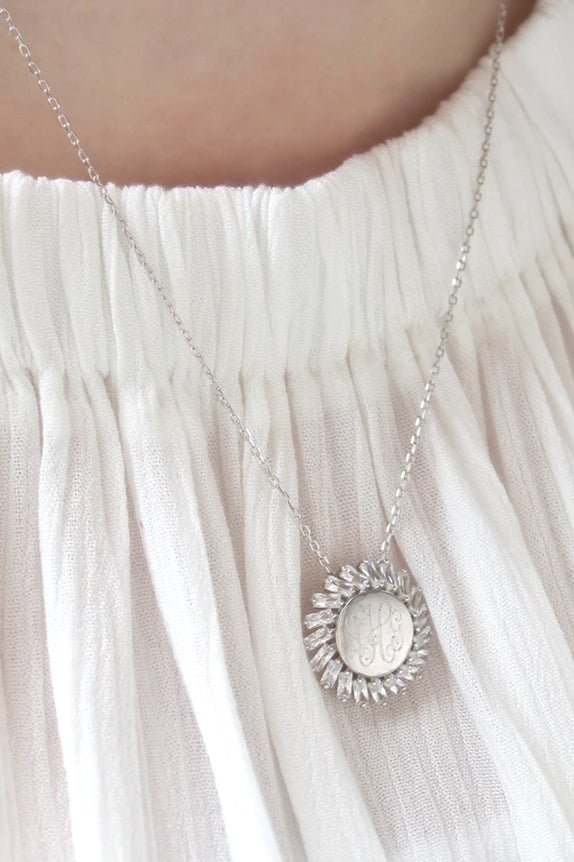 Sterling Silver Sun Necklace - Allyanna GiftsJEWELRY