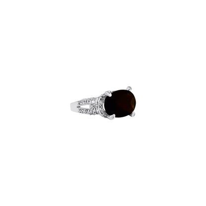 Sterling Silver Vintage Style CZ Ring - Allyanna GiftsRINGS