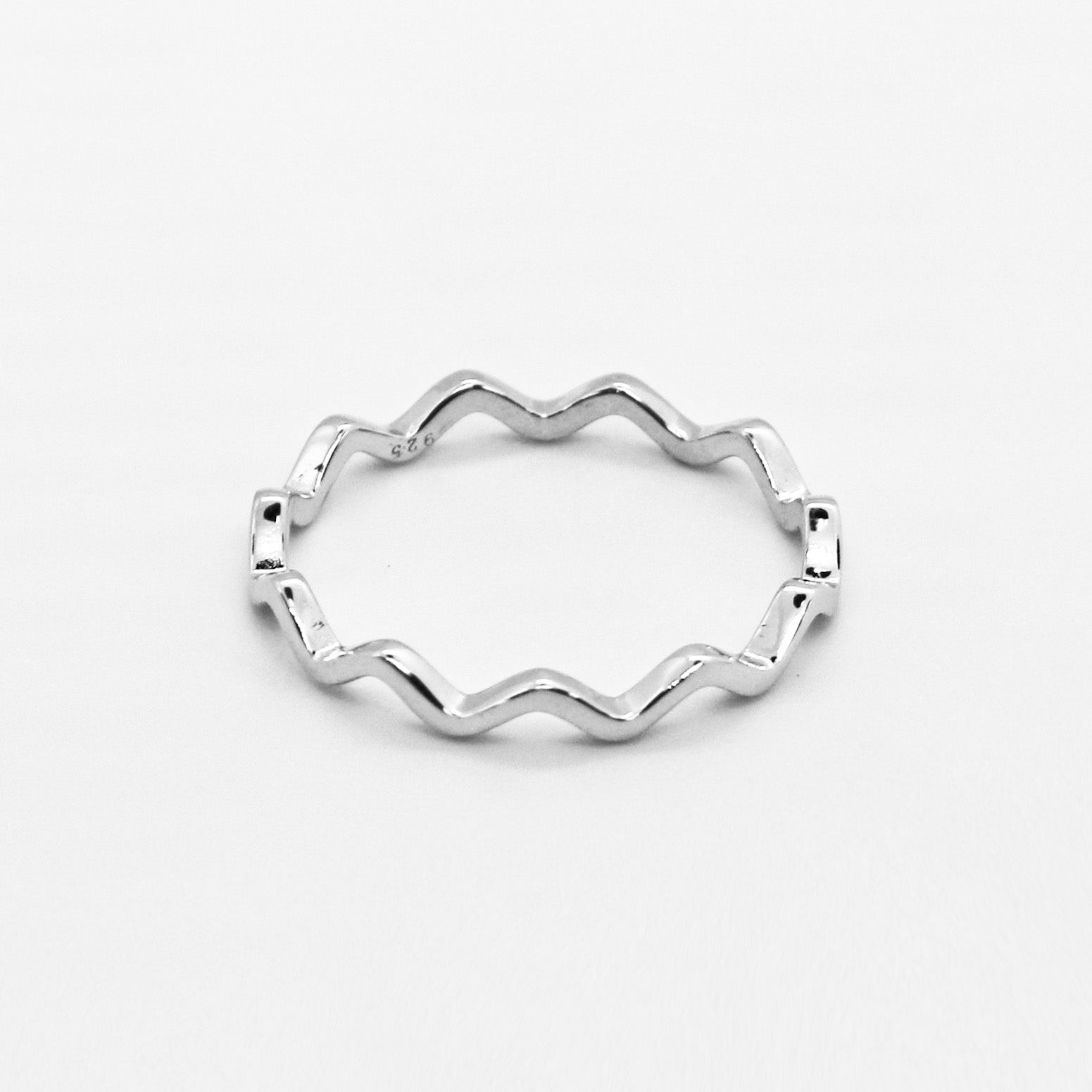 Sterling Silver Wavy Ring - Allyanna GiftsRINGS
