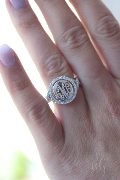 Sydni Ring - Allyanna GiftsMONOGRAM + ENGRAVING