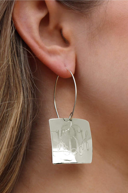 Trendy Square German Silver Earrings - Allyanna GiftsEARRINGS