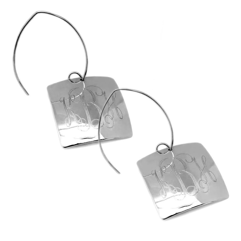 Trendy Square German Silver Earrings - Allyanna GiftsEARRINGS