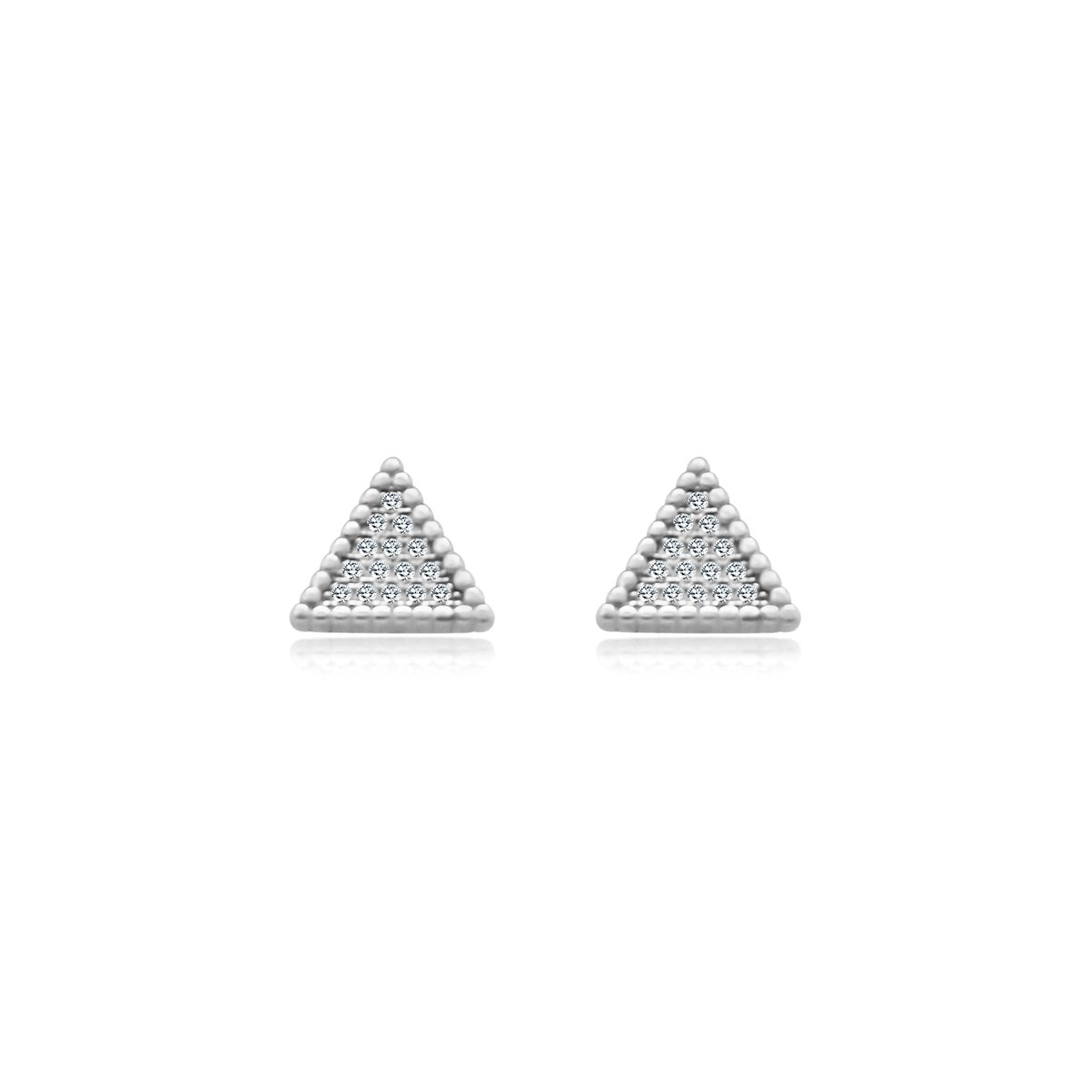 Triangle CZ Studs - Allyanna Gifts
