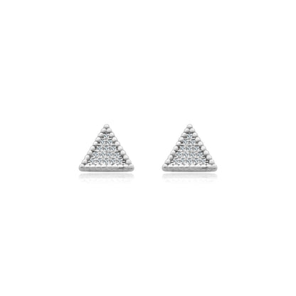 Triangle CZ Studs - Allyanna Gifts