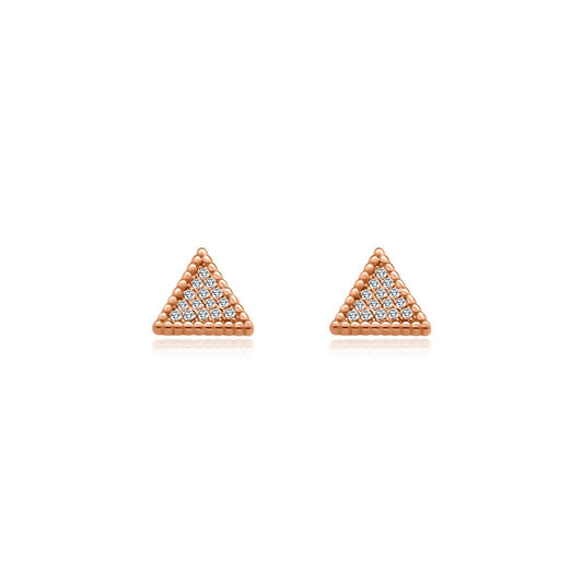 Triangle CZ Studs - Allyanna Gifts