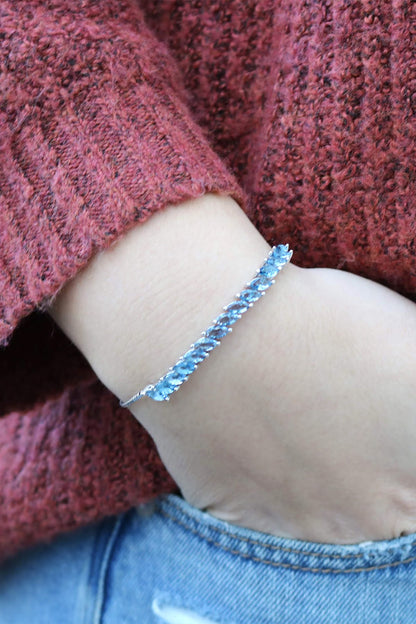 Turquoise CZ Bolo Bracelet - Allyanna GiftsBRACELETS