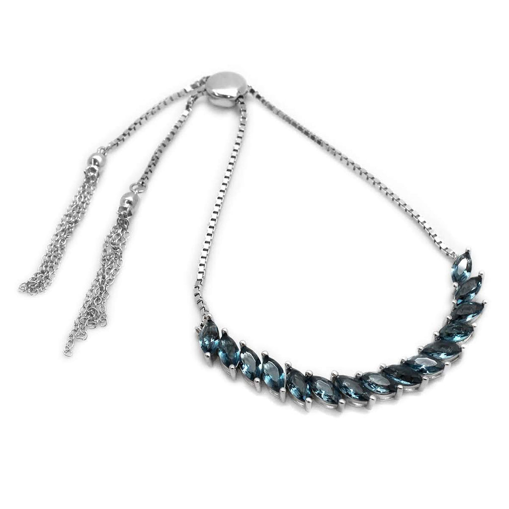 Turquoise CZ Bolo Bracelet - Allyanna GiftsBRACELETS