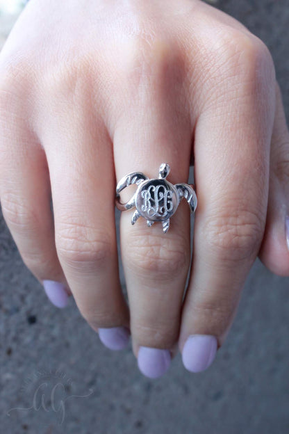 Turtle Ring - Allyanna GiftsMONOGRAM + ENGRAVING