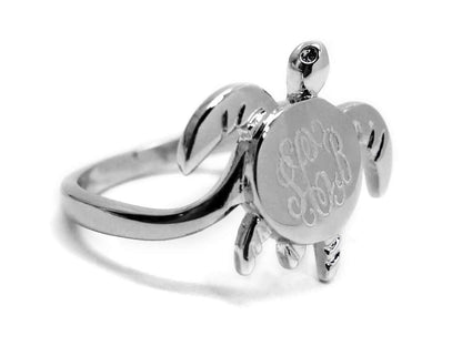 Turtle Ring - Allyanna GiftsMONOGRAM + ENGRAVING