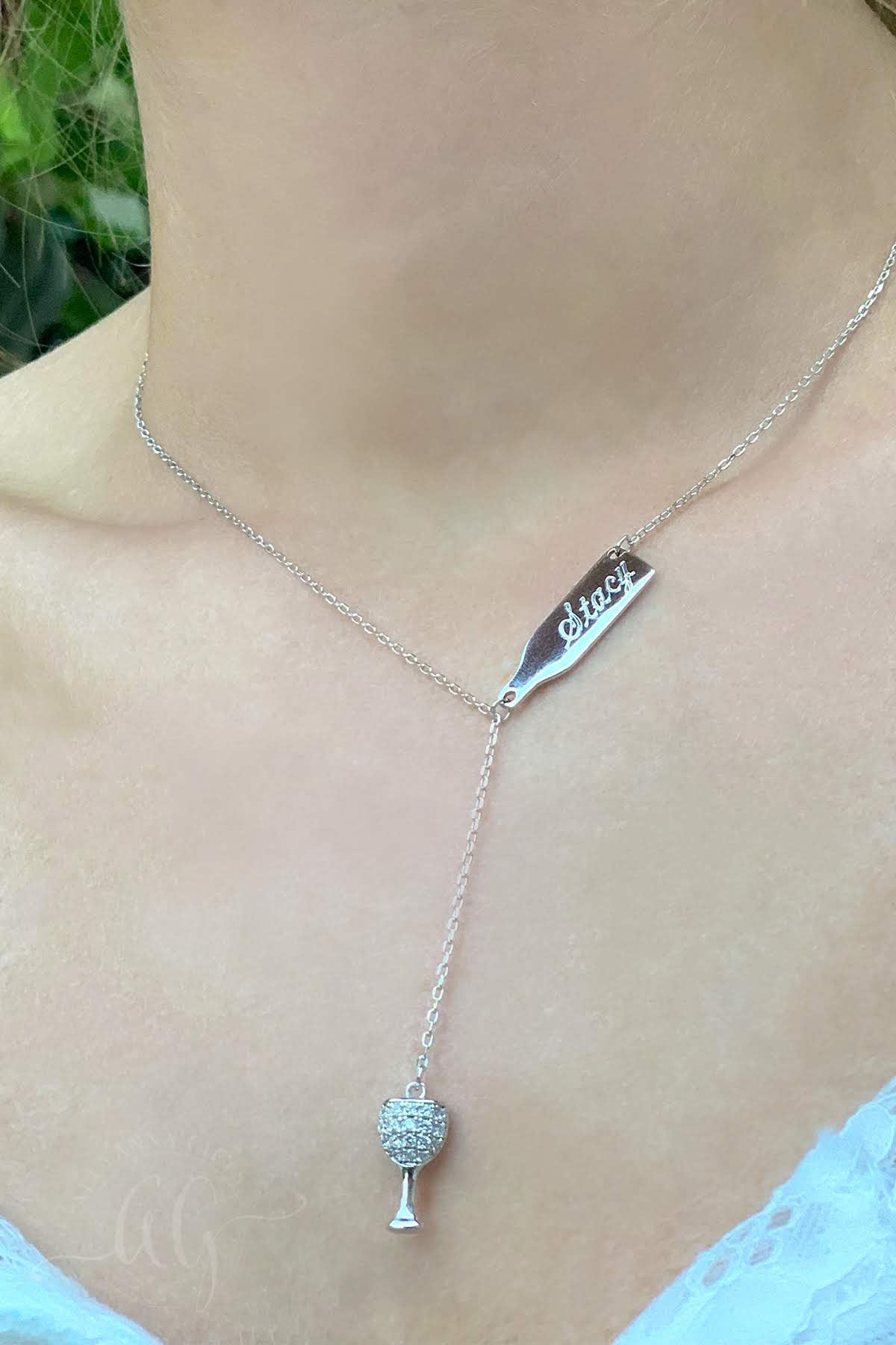 Wine Drop Necklace - Allyanna GiftsNECKLACE