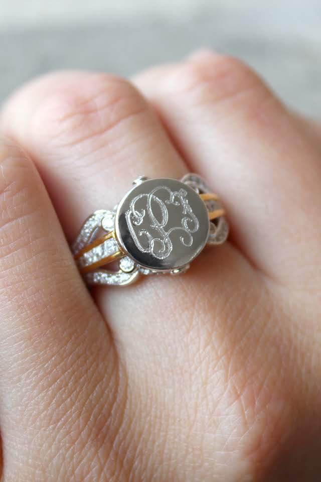 Zoey Ring - Allyanna GiftsMONOGRAM + ENGRAVING