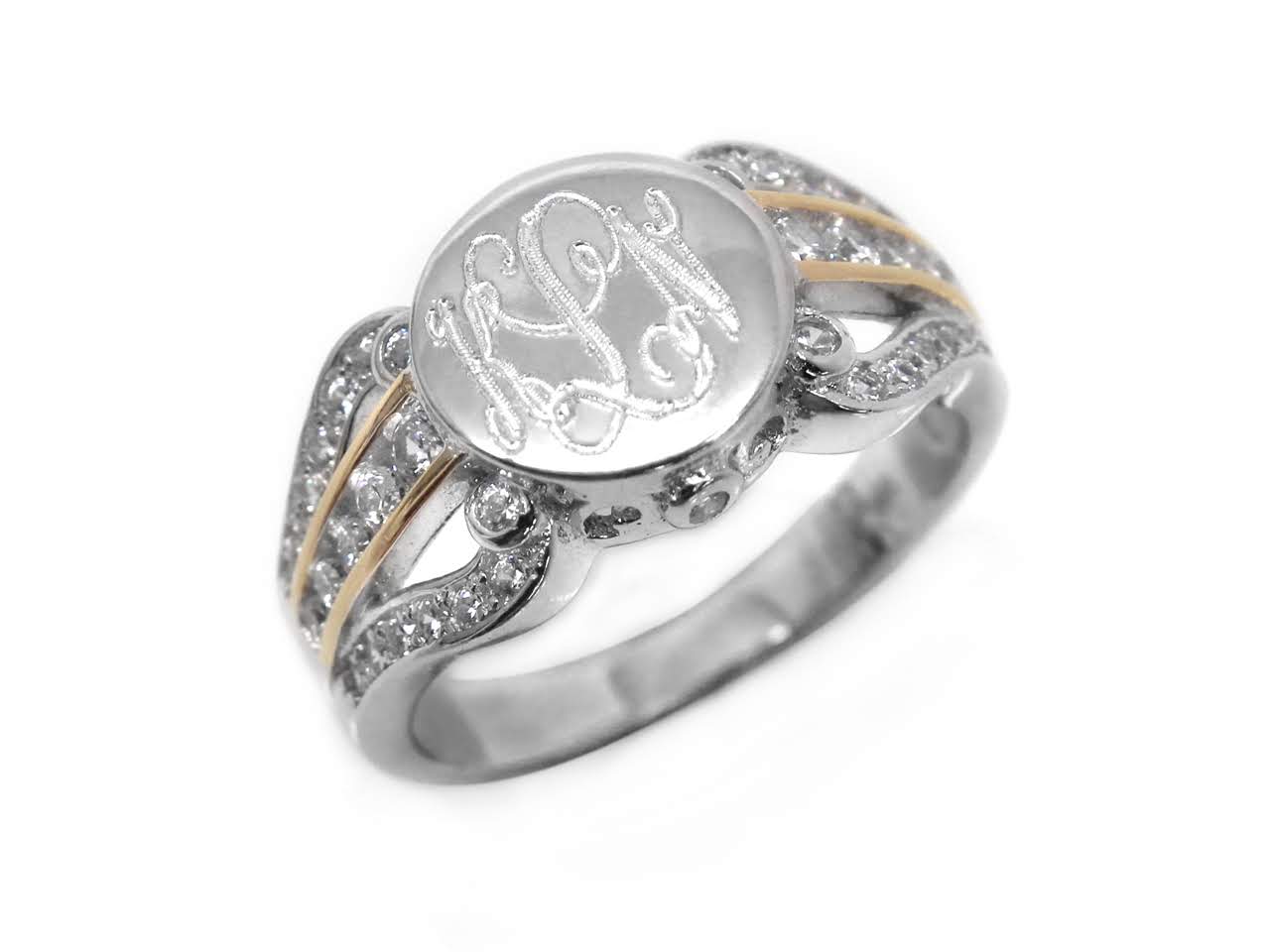 Zoey Ring - Allyanna GiftsMONOGRAM + ENGRAVING